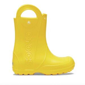 Crocs Toddler & Kids Handle It Rain Boot - Yellow- Size 3Y